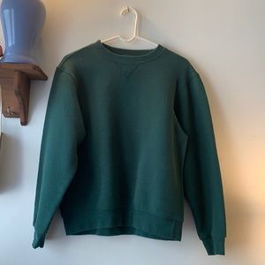 Soffe brand forest green sweatshirt.